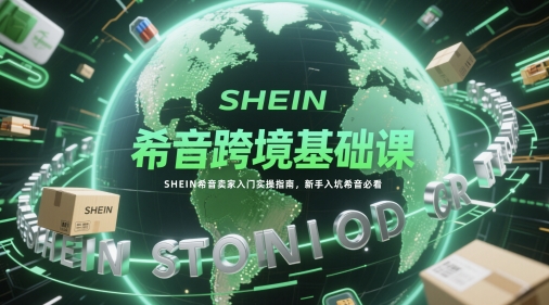 希音跨境基础课，SHEIN希音卖家入门实操指南，新手入坑希音必看-暮鸦资源网