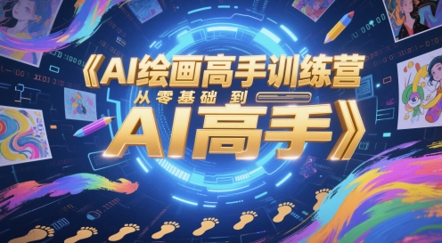 AI绘画高手训练营，从零基础到AI高手-暮鸦资源网
