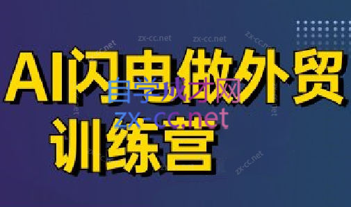 大卫·AI闪电做外贸训练营(更新5月)-暮鸦资源网